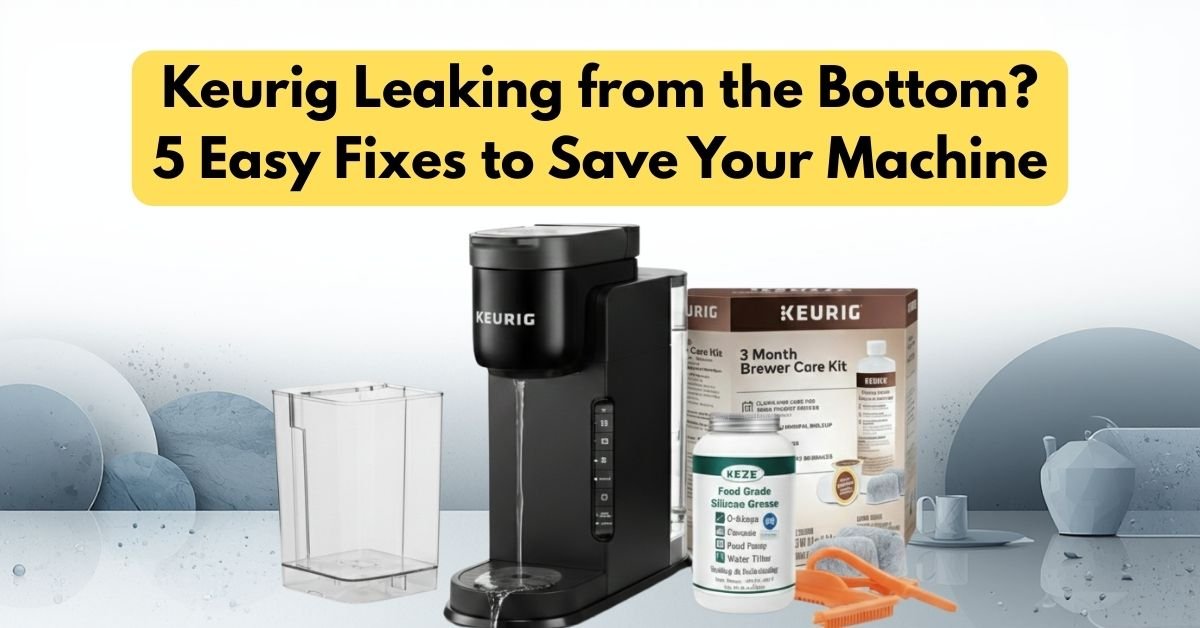 Professional guide on how to fix a Keurig leaking from the bottom with cleaning and descaling tools